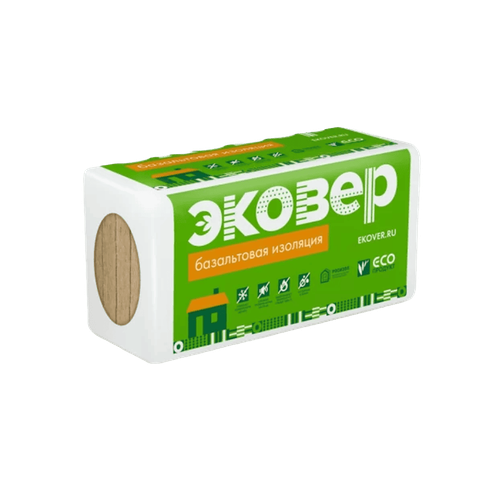 Утеплитель фасадный Эковер экофасад стандарт 1000*600*100мм, (0,24м3)