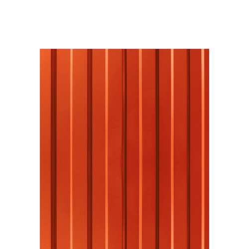 Профлист (профнастил) С8 0,45 RAL-2004 оранжевый