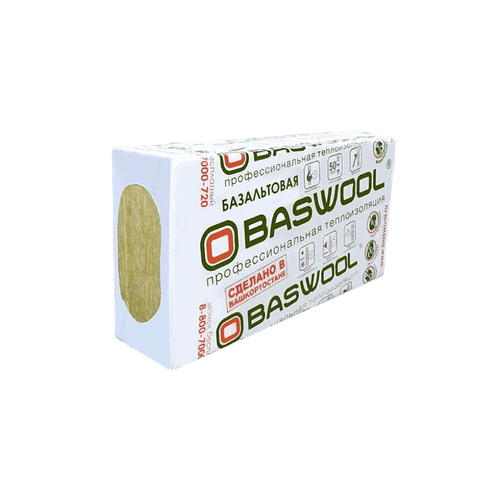 Утеплитель Басвул BASWOOL Фасад 100, 0,216 м3 (600х1200х50мм)