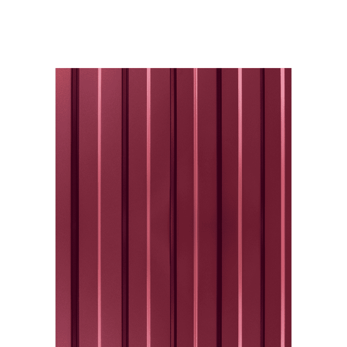 Профлист (профнастил) С8 0,45 RAL-3003 рубиново-красный